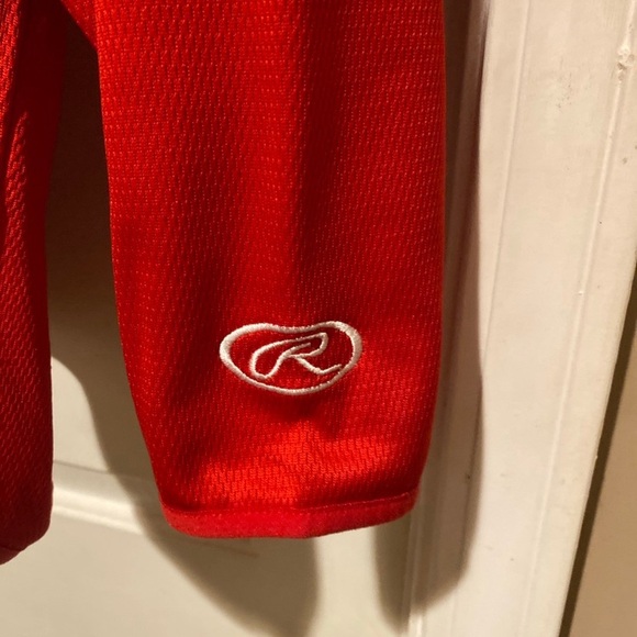 Vintage Ole Miss(Colonel Reb) Rawlings Baseball Jersey/Sweatshirt Size Large - Picture 4 of 8